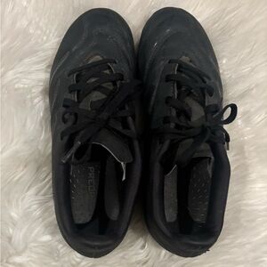 Adidas Predator Black and Gold Athletic Shoes